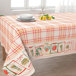 Tovaglia tavola Irge 100% cotone a quadri Alba Pepper