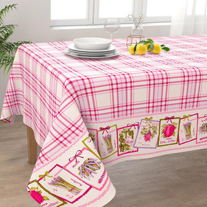 Tovaglia tavola Irge 100% cotone a quadri Alba Pepper