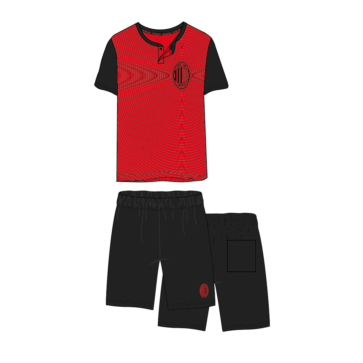 Pigiama Estivo Uomo/Bimbo 100% cotone Milan 2030