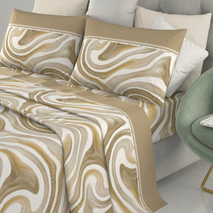Lenzuola letto in cotone Irge Ginevra Picasso