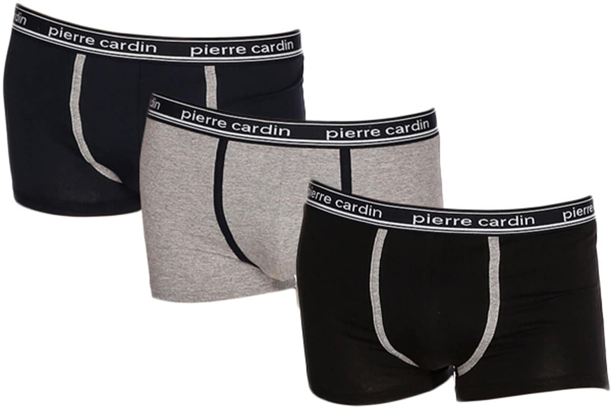 Boxer da uomo Pierre Cardin pc3607 assortiti in cotone elastico 3 pezzi