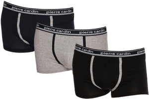 Boxer da uomo Pierre Cardin pc3607 assortiti in cotone elastico 3 pezzi