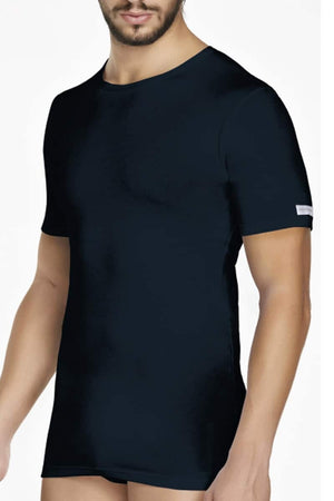 Maglia da uomo girocollo mezza manica Pierre cardin pcu100 cotone bi-elastico 