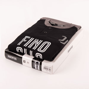 Pigiama bambino Juventus 15116 caldo cotone nero