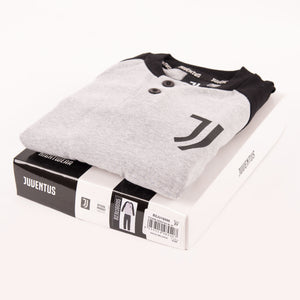 Pigiama bambino Juventus serafino caldo cotone B2JU16095 grigio