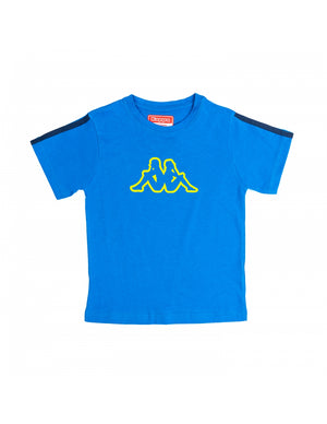 Pigiama bambino Kappa 21220 corto in cotone royal