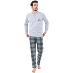 Pigiama uomo Il Granchio GP4004 caldo cotone grigio melange