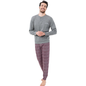 Pigiama uomo Il Granchio GP4006 caldo cotone interlock