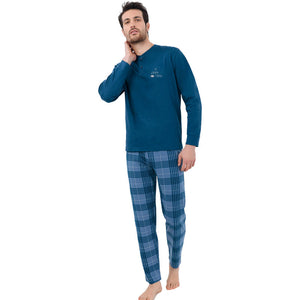 Pigiama uomo Il Granchio GP4004 caldo cotone oceano