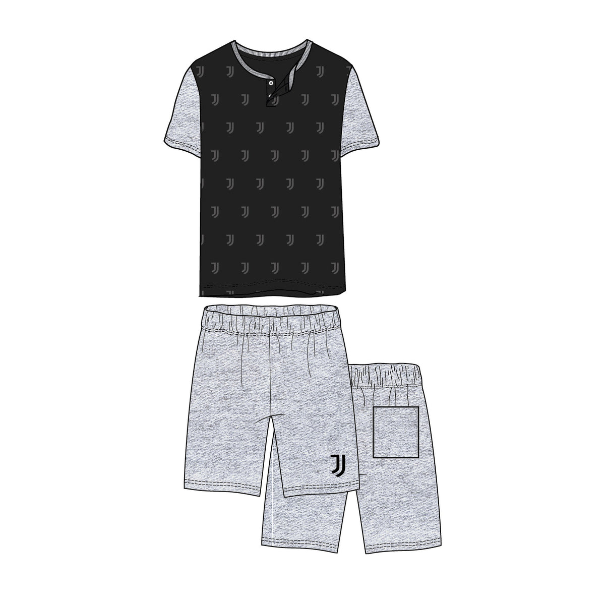 Pigiama Uomo/Bimbo cotone Juventus 3000