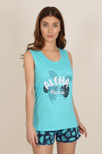 Pigiama donna Admas 54260 estivo corto