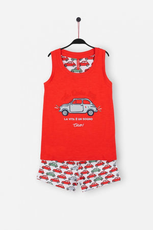 Pigiama da bambina Admas 54095 estivo in cotone