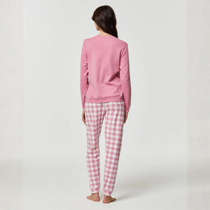 Pigiama donna caldo cotone Pompea bassotti