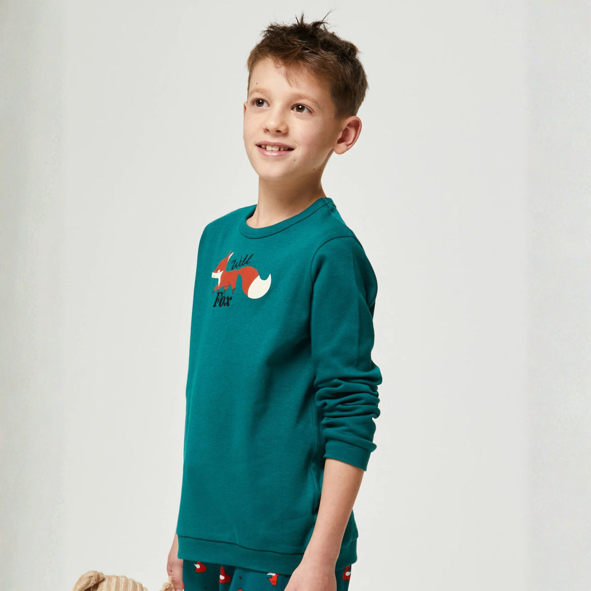 Pigiama bimbo in caldo cotone Pompea fox boy