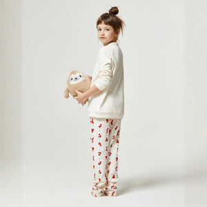 Pigiama bimba in caldo cotone stampa volpe Pompea fox girl