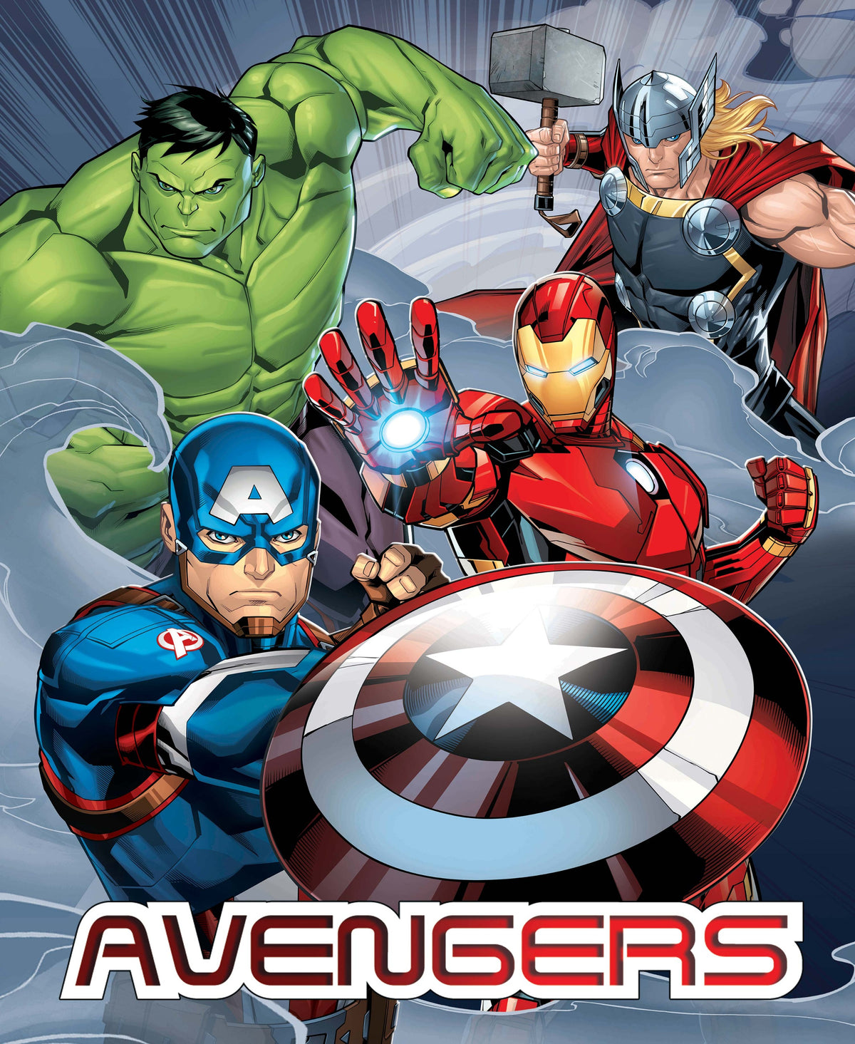 Plaid Avengers in caldo coral blanket stampa supereroi Marvel