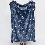 Plaid invernale Gisela 5/0048 snoopy coral blu