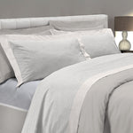 Lenzuola matrimoniali 2 piazze cotone Preziosa Portovenere 9 grigio