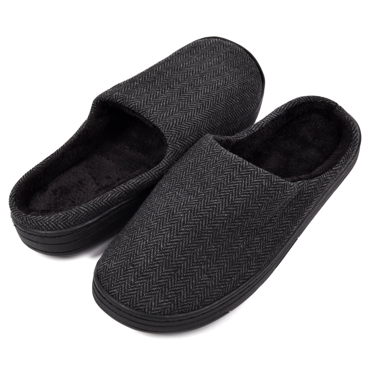 Pantofole uomo invernali antiscivolo calde Preziosa 0021 nero