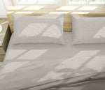 Lenzuola flanella calda rombi grigio Soffice D13