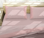 Lenzuola flanella calda rombi rosa singolo - 1 piazza e mezza Soffice D13
