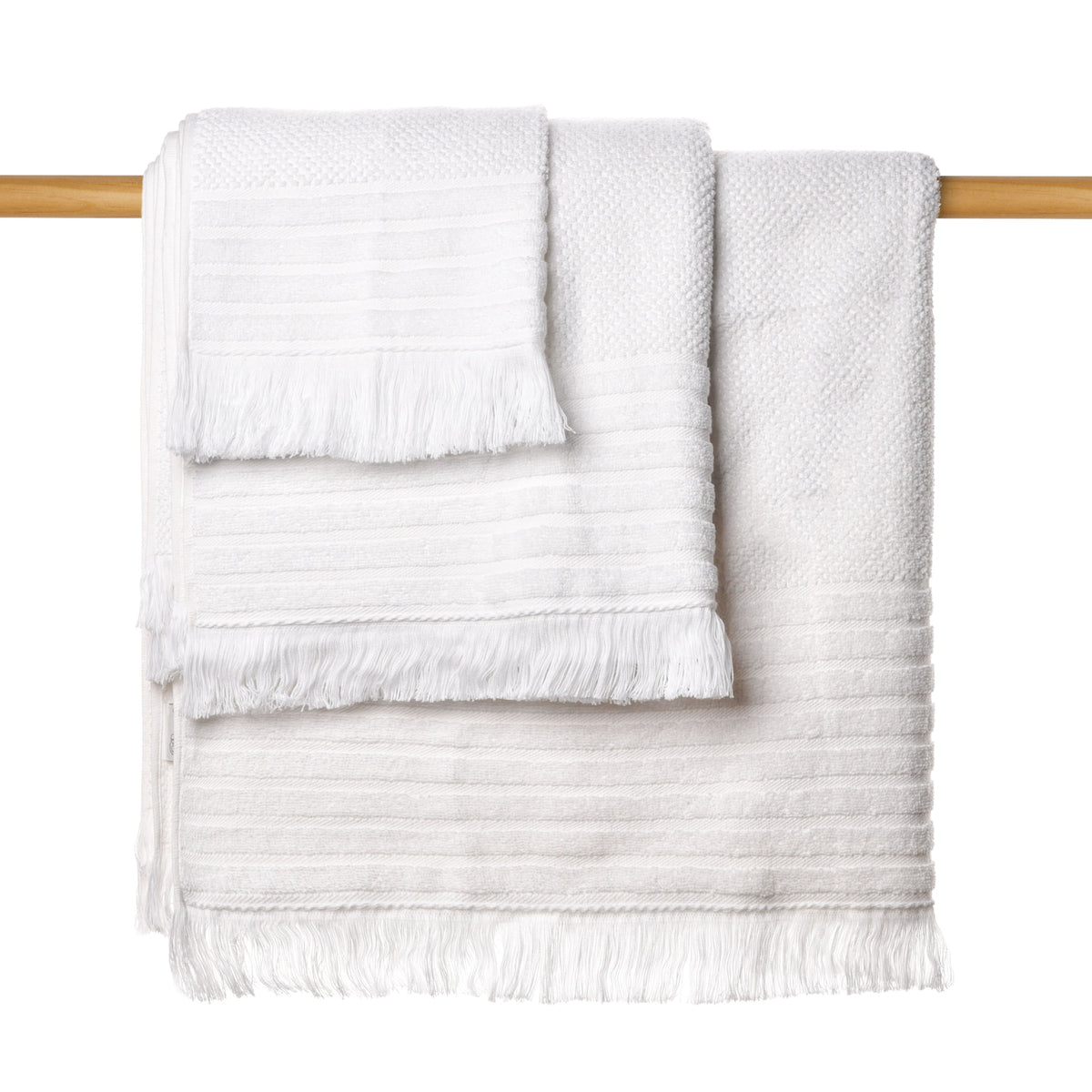 Set bagno 3 pezzi viso+ ospite + telo doccia Hotellerie Preziosa