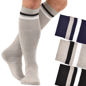 Calze Basket lungo Made in Italy Cotone Prisco 3 paia