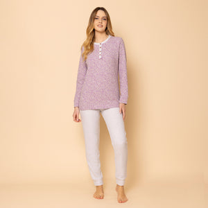 Pigiama donna punto milano leopardato Irge PTD 13