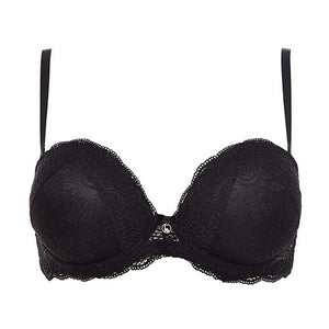 Reggiseno fascia super push up Lormar double extra pizzo