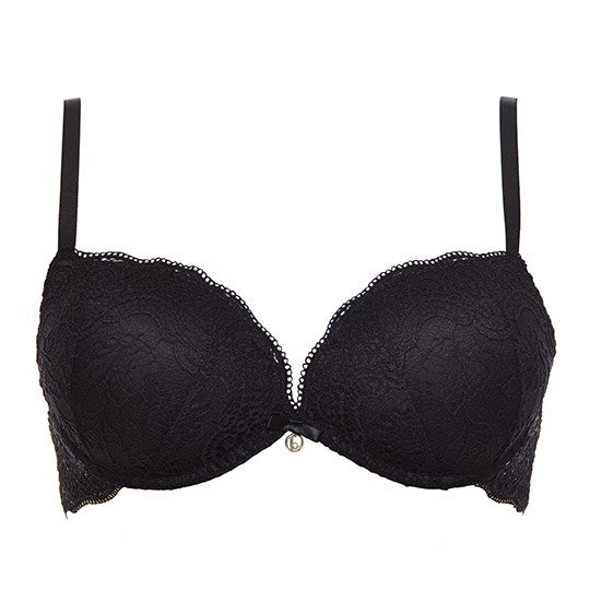 Reggiseno super push up Lormar double pizzo ad aria 