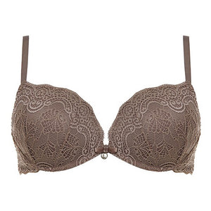 Reggiseno super push up Lormar double pizzo ad aria 