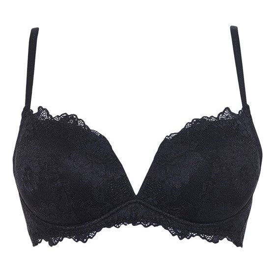 Reggiseno senza ferretto Push Up Lormar Desiderio Pizzo