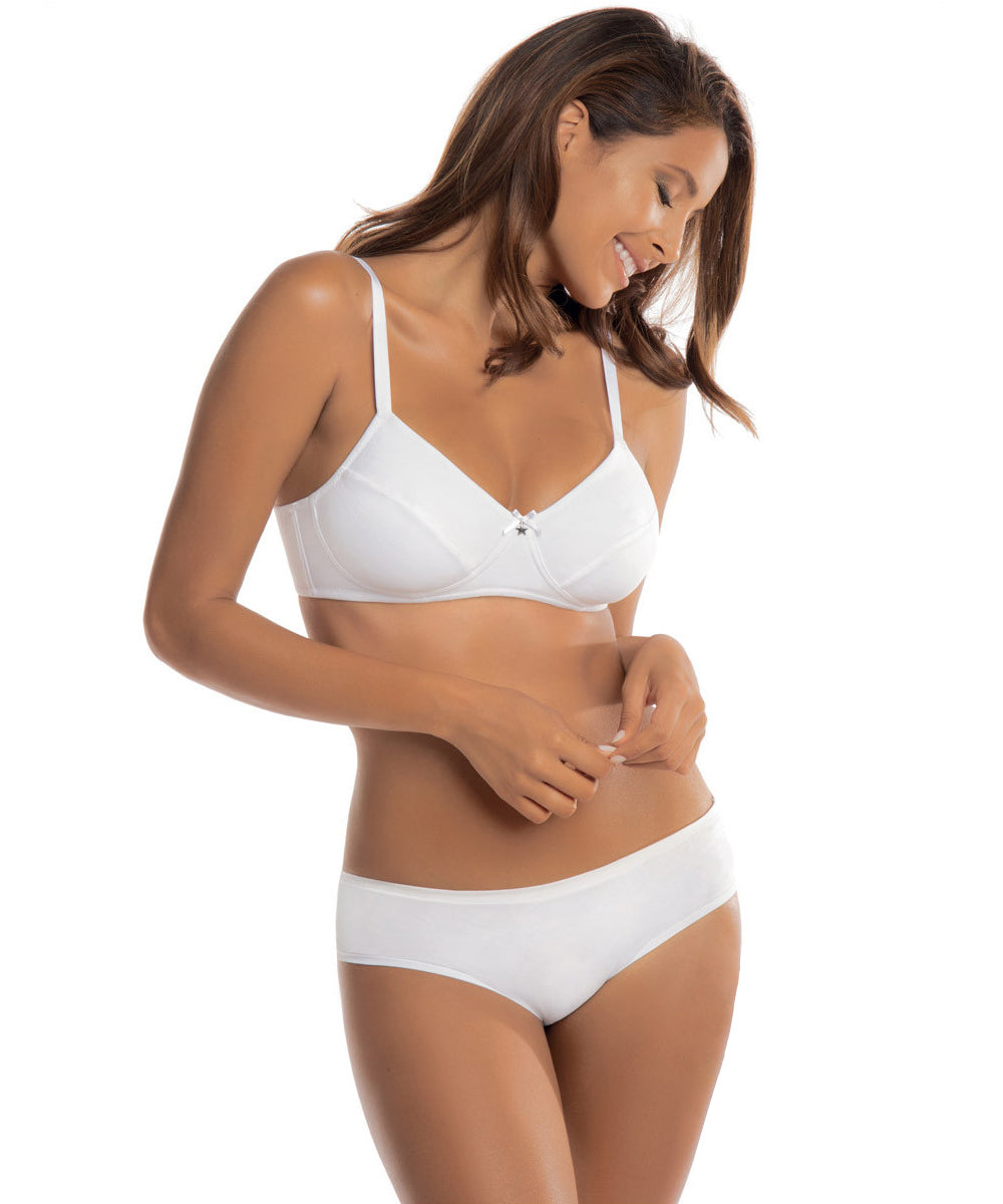 Reggiseno Sièlei 1440 senza ferretto cotone coppa C