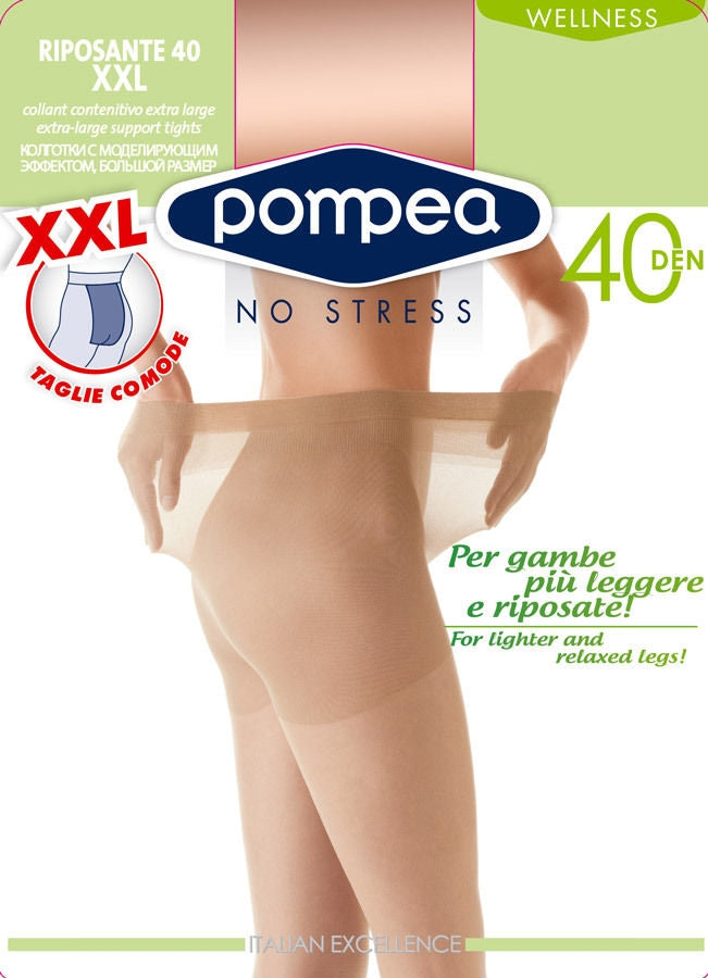 Collant riposante pompea 40 den set da 3 paia