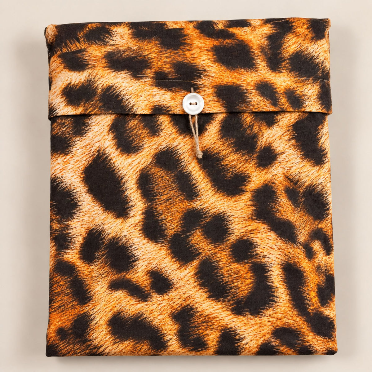 Completo letto leopardato Riviera 100% cotone percalle LN1825 maila
