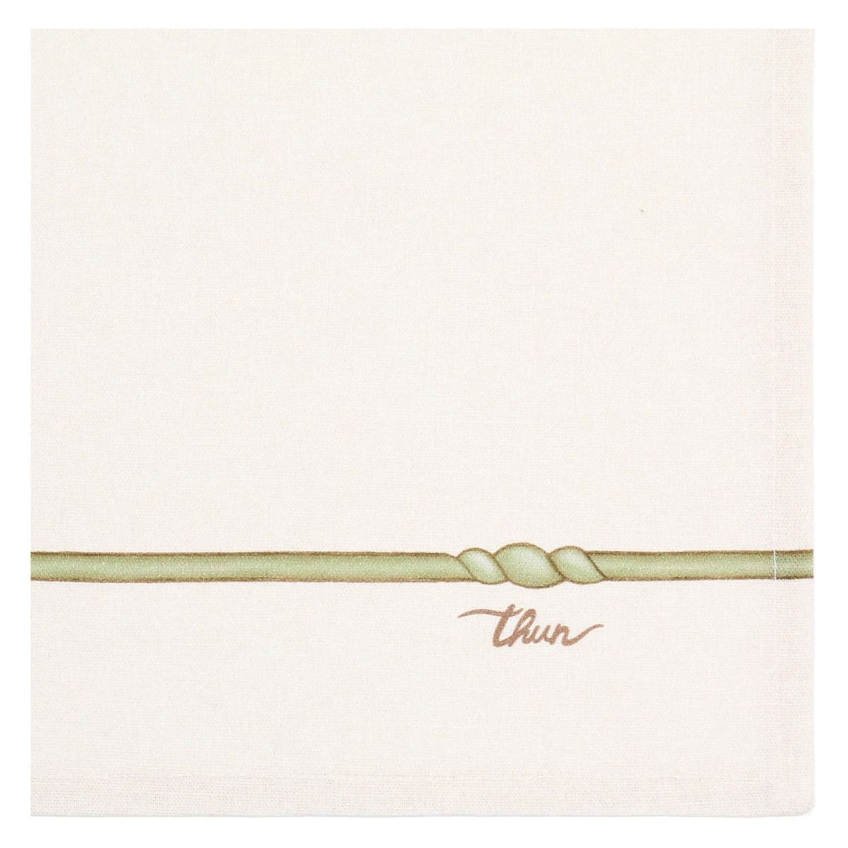 Runner in 100% cotone con coccinella portafortuna Thun Country Bloom