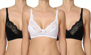 Reggiseno senza ferretto Liabel Zoe coppa C con pizzo