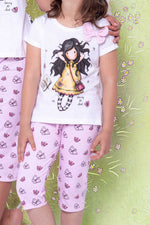 Pigiama bambina Santoro Gorjuss 54476 in 100% cotone