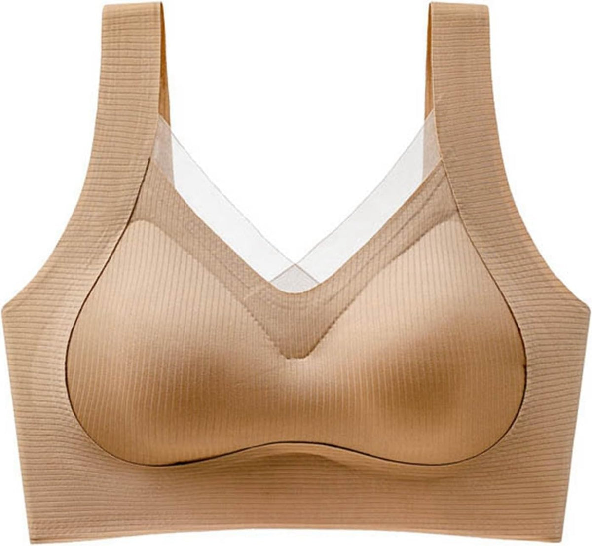 Bralette donna taglio vivo a costine Sara Iyali
