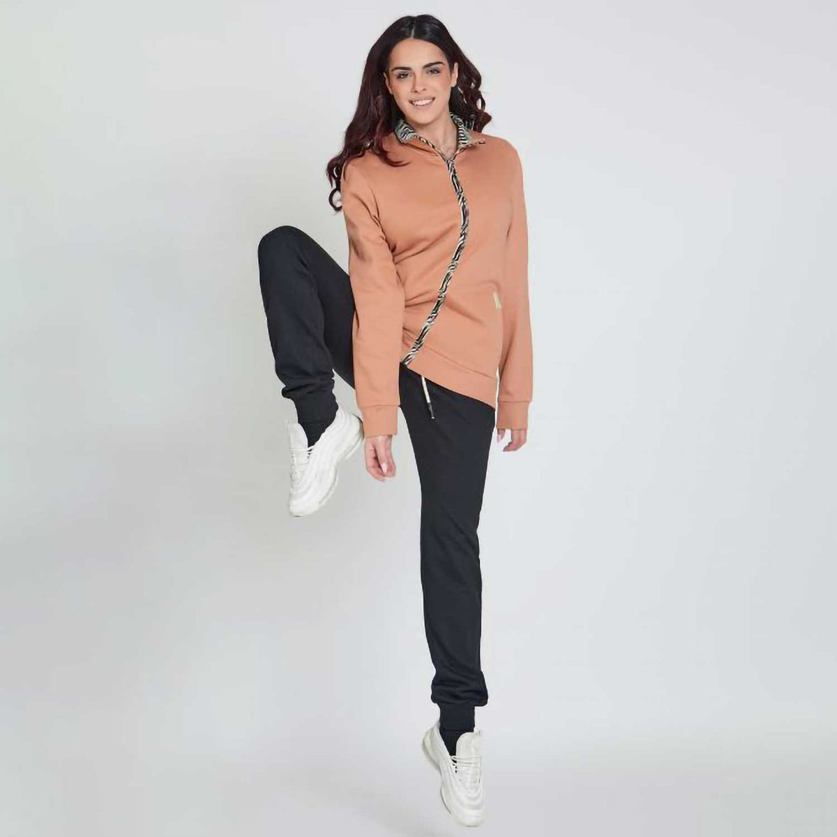 Tuta donna full zip felpata Nazareno Gabrielli SD5102