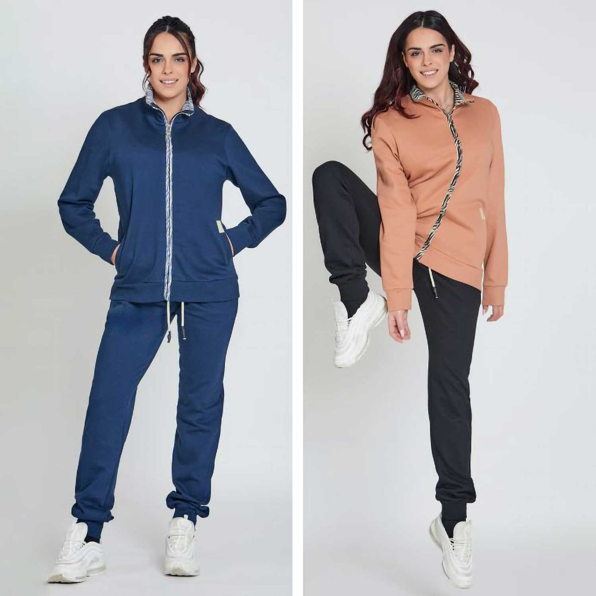 Tuta donna full zip felpata Nazareno Gabrielli SD5102