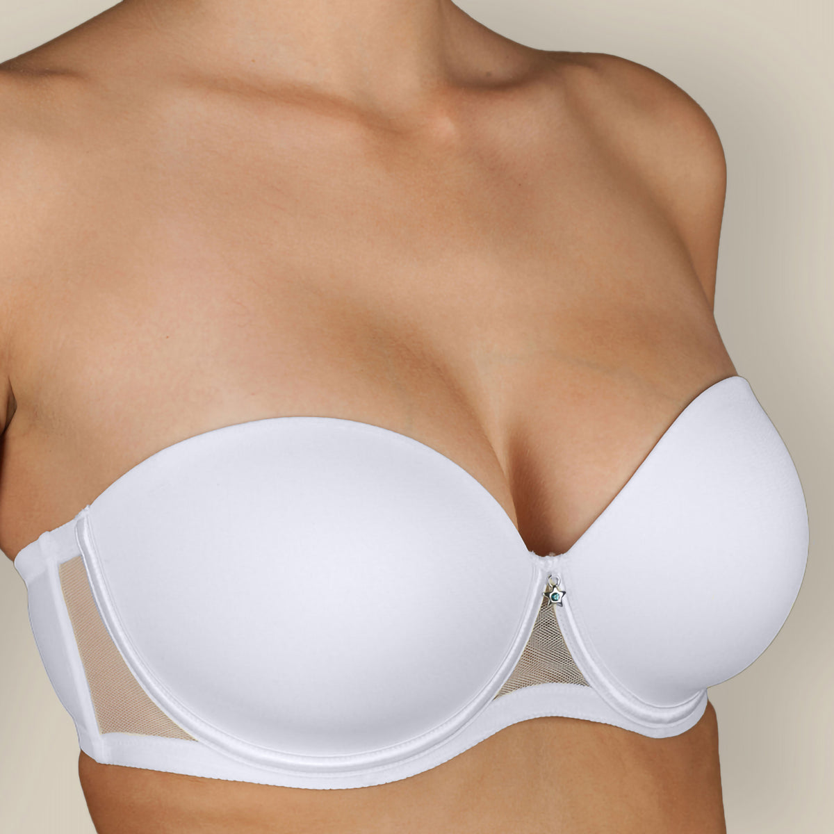 Reggiseno a fascia Selene Esmeralda con ferretto coppa C