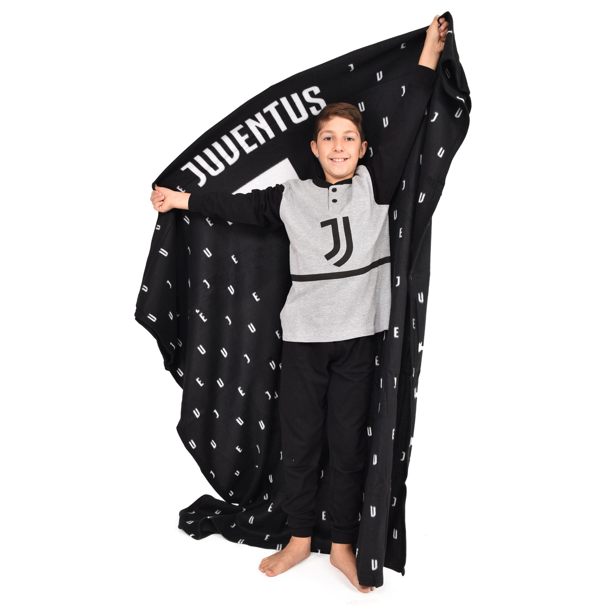 Plaid in pile ufficiale Juventus  invernale 150x210