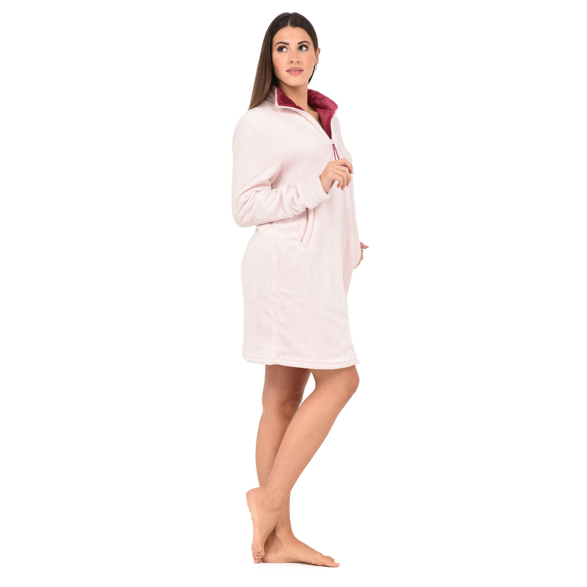 Giacca donna lunga con zip doppio cursore Irge MI 1948
