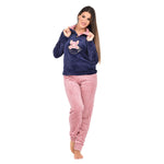 Pigiama donna Irge MI1942 pile coral pied de poule