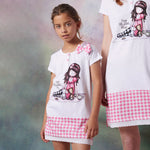 Camicia da notte bambina estivo Santoro Gorjuss 51537 rosa