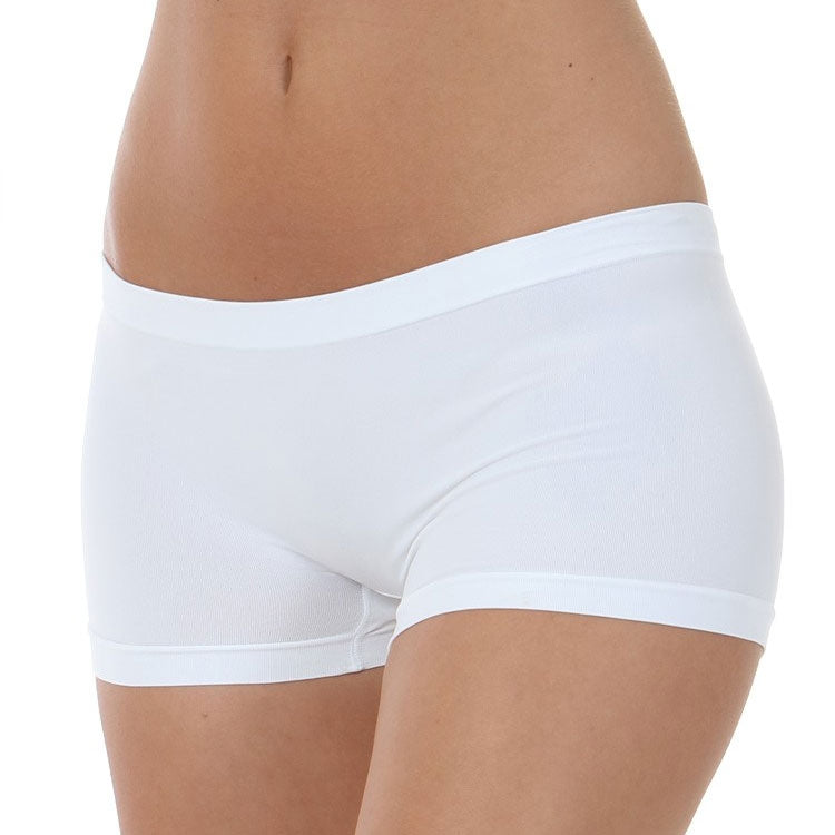 Slip boxerino da donna vita bassa in microfibra elasticizzata