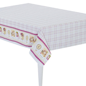 Tovaglia in twill di cotone rosa sabbia Sommaruga Siesta G