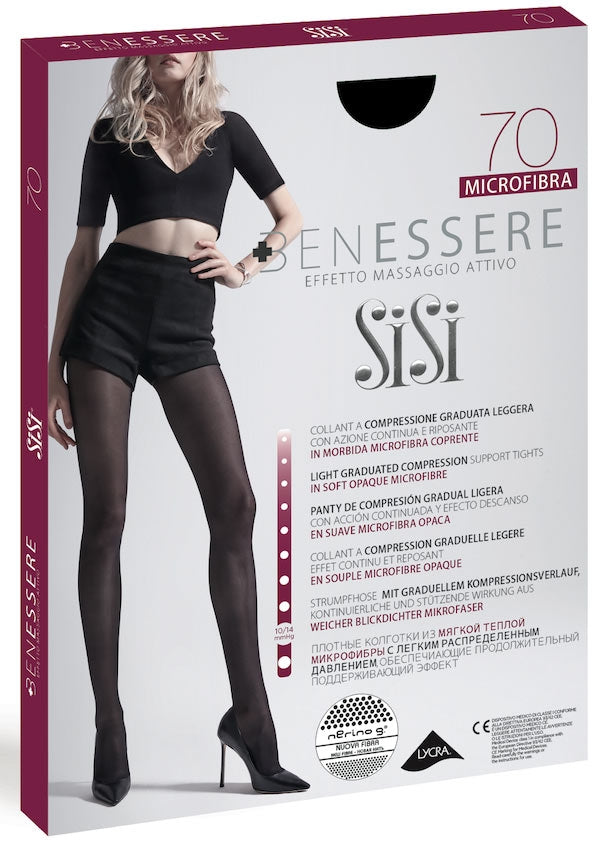 Collant Sisi Benessere Microfibra 70 a compressione graduata leggera
