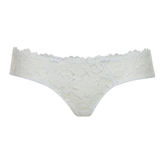 Slip donna sposa Lormar palladium in pizzo floreale